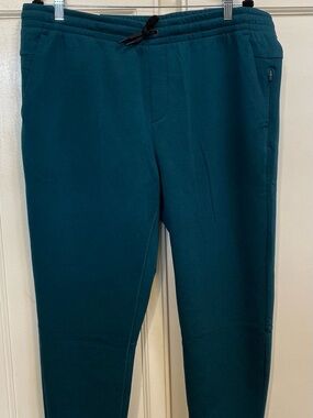 Men's Teal Drawstring Jogger Sweatpants